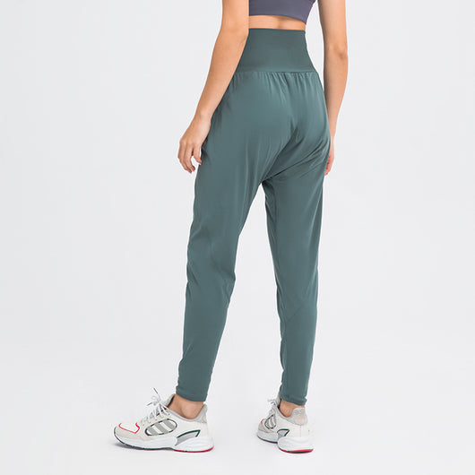Pantalones Yoga Deportivos Mujer - Cintura Alta Elásticos Ligeros Estilo Harén - Image 14