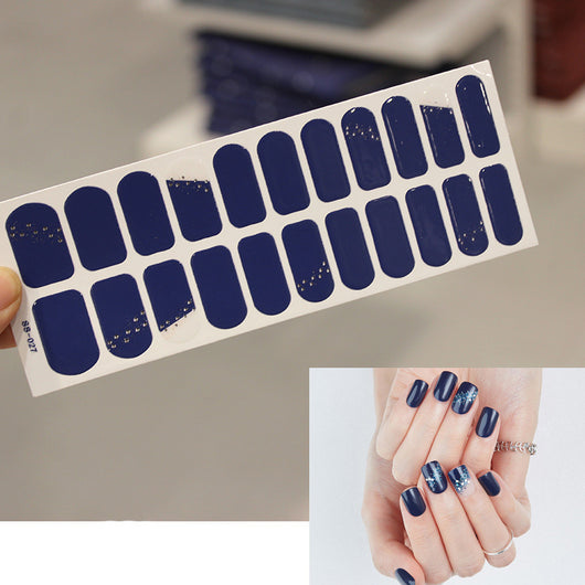 Pegatinas de Uñas 3D Láser Efecto Bronce con Letras Navideñas - Set Completo 22 Tips - Image 27