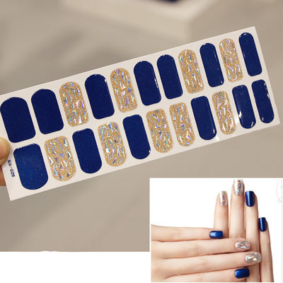 Pegatinas de Uñas 3D Láser Efecto Bronce con Letras Navideñas - Set Completo 22 Tips - Image 26