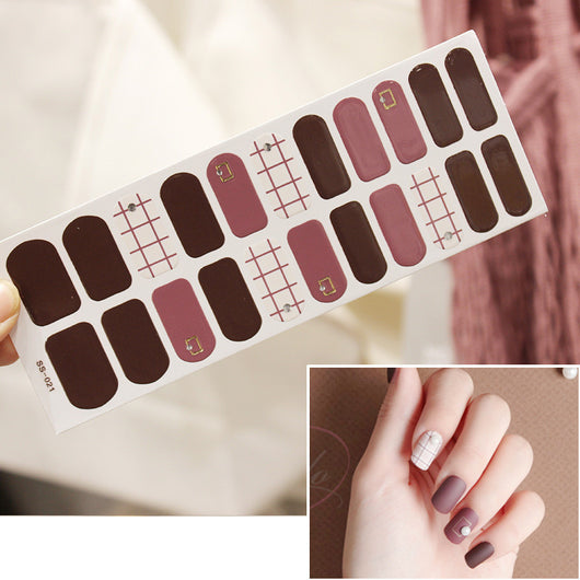 Pegatinas de Uñas 3D Láser Efecto Bronce con Letras Navideñas - Set Completo 22 Tips - Image 21