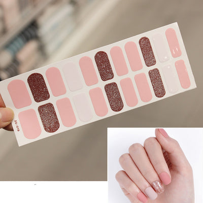 Pegatinas de Uñas 3D Láser Efecto Bronce con Letras Navideñas - Set Completo 22 Tips - Image 19