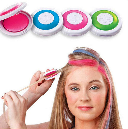 Polvo Tinte Temporal para Cabello Hot Huez - 4 Colores Vibrantes - Image 2