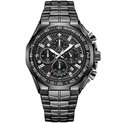 Reloj Cronógrafo de Acero Inoxidable WWOOR para Hombre - Multifunción Resistente al Agua - Image 16