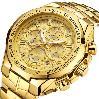 Reloj Cronógrafo de Acero Inoxidable WWOOR para Hombre - Multifunción Resistente al Agua - Image 20