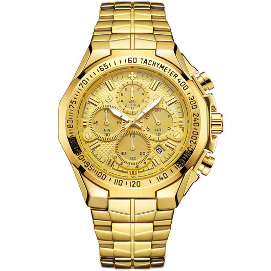 Reloj Cronógrafo de Acero Inoxidable WWOOR para Hombre - Multifunción Resistente al Agua - Image 23