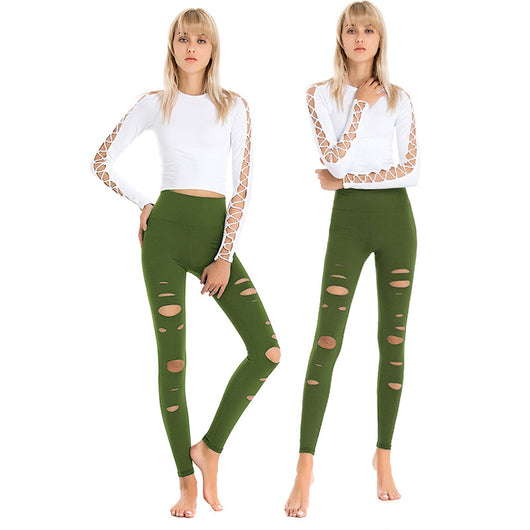 Conjunto Deportivo Yoga Mujer Verano con Sujetador Integrado y Diseño Calado - Image 3