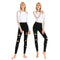 Conjunto Esportivo Feminino de Yoga Verão com Sutiã Integrado e Design Vazado