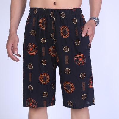 Pantalones Cortos Tang Suit de Algodón y Seda para Adultos Mayores - Talla Extra Grande - Image 14