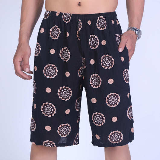 Pantalones Cortos Tang Suit de Algodón y Seda para Adultos Mayores - Talla Extra Grande - Image 6