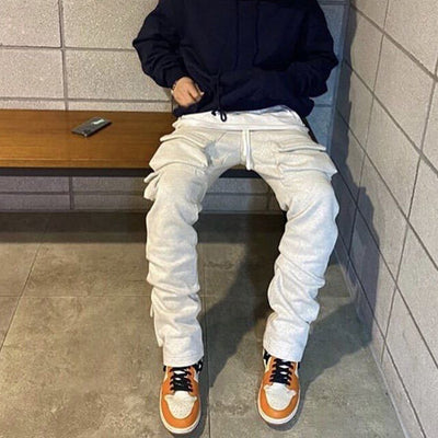 Pantalones Cargo Oversized Mijko - Estilo Urbano Multibolsillos Invierno - Image 9