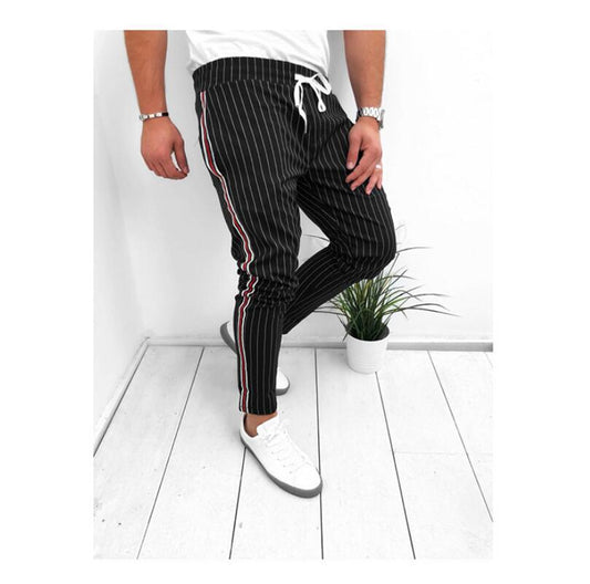 Pantalones Deportivos Hombre Rayas Verticales Secado Rápido - Image 2