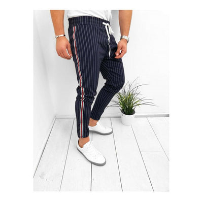 Pantalones Deportivos Hombre Rayas Verticales Secado Rápido