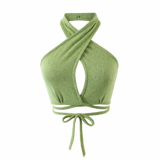 Top Halter Ajustable con Tiras en la Cintura - Estilo Moderno y Versátil - Image 9