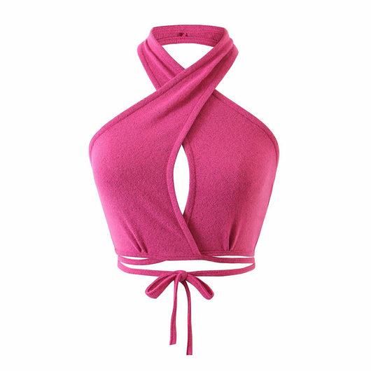 Top Halter Ajustable con Tiras en la Cintura - Estilo Moderno y Versátil - Image 12