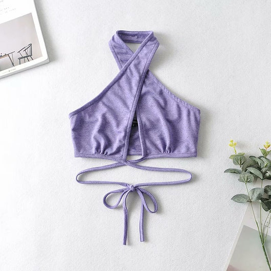 Top Halter Ajustable con Tiras en la Cintura - Estilo Moderno y Versátil - Image 14