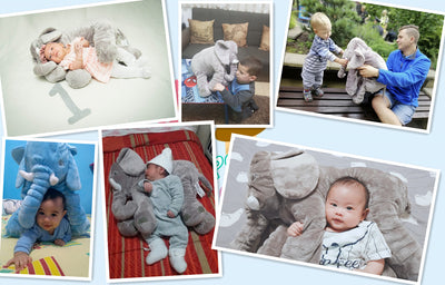 Almohada Peluche Elefante Calmante para Niños - Image 19