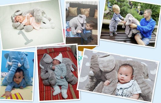 Almohada Peluche Elefante Calmante para Niños - Image 19