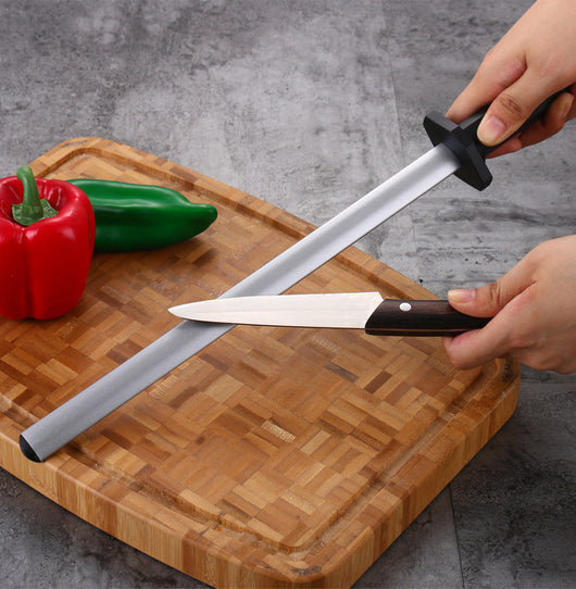 Afilador de Cuchillos de Cocina de 12 Pulgadas con Piedra de Esmeril - Image 10