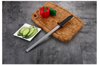 Afilador de Cuchillos de Cocina de 12 Pulgadas con Piedra de Esmeril - Image 17