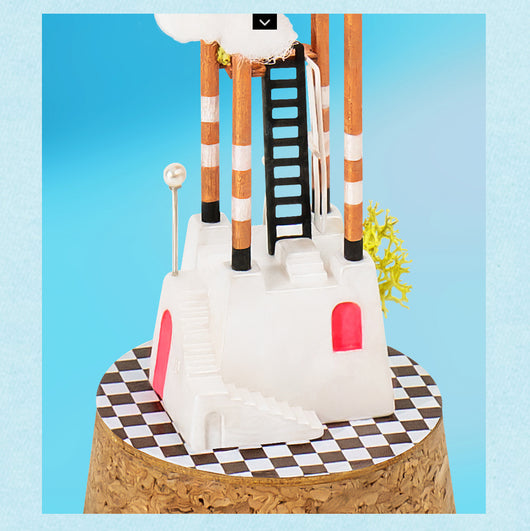 Casa Miniatura de Madera DIY con Botella Flotante - Villa Completa con Muebles - Image 10