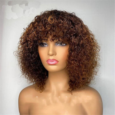 Peluca Rizada Corta Afro para Mujer - Cabello Natural y Voluminoso - Image 8