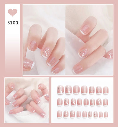 Uñas Postizas Decoradas - Diseños Artísticos Largos y Cortos - Image 9