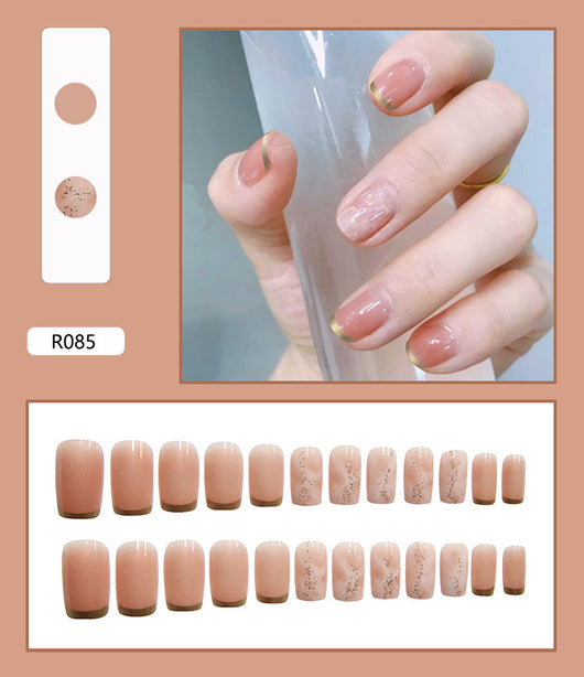 Uñas Postizas Decoradas - Diseños Artísticos Largos y Cortos - Image 13