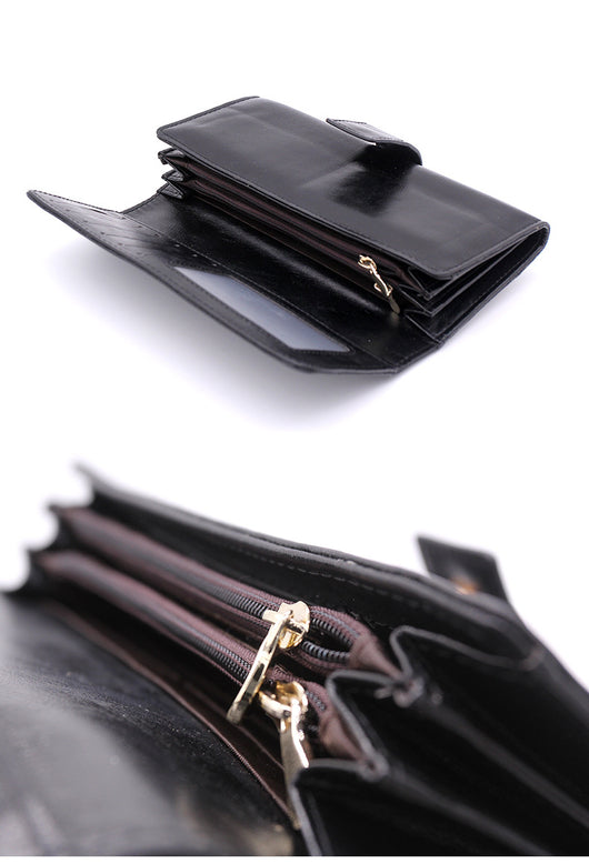 Billetera Vertical con Hebilla para Hombre y Monedero de Cuero para Mujer - Image 12