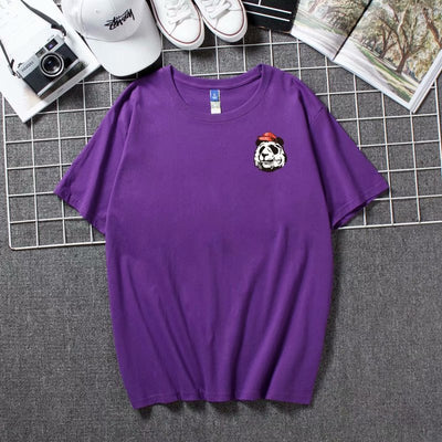Camiseta Suelta Hip-Hop Talla Grande Estilo Big Brother Panda - Image 12