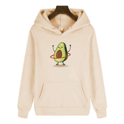 Sudadera con Capucha Estampado Aguacate para Saltar - Image 8