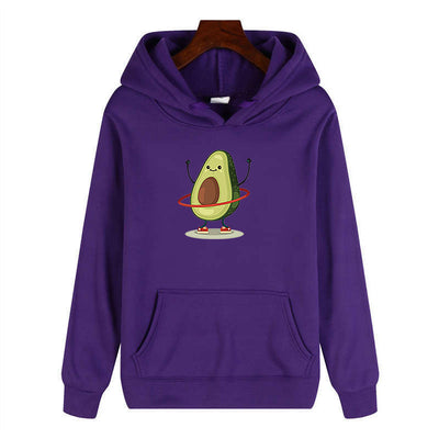 Sudadera con Capucha Estampado Aguacate para Saltar - Image 11