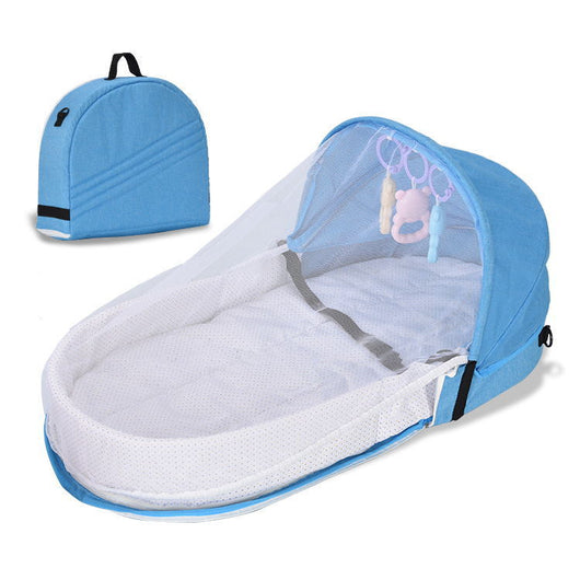 Cuna Plegable Portátil con Tecnología Biomimética para Bebés - Image 5