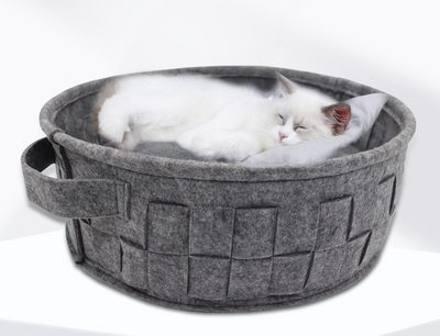 Arenilla Sanitaria de Fieltro Removible y Lavable para Gatos