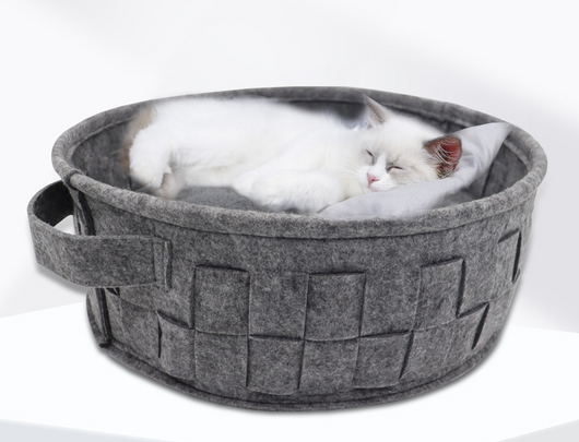 Arenilla Sanitaria de Fieltro Removible y Lavable para Gatos