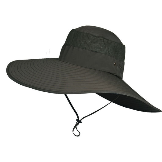 Sombrero Pescador Impermeable con Ala Ancha para Hombre - Protección Solar Outdoor - Image 12