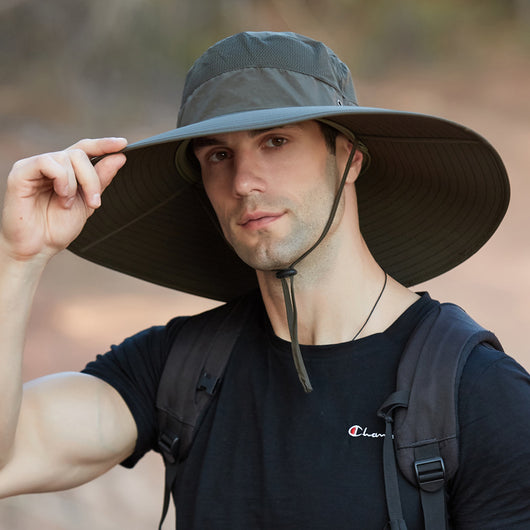 Sombrero Pescador Impermeable con Ala Ancha para Hombre - Protección Solar Outdoor - Image 11