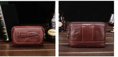 Cinturón de Cuero Genuino 6.4" con Bolsa de Relieve Tridimensional - Image 12