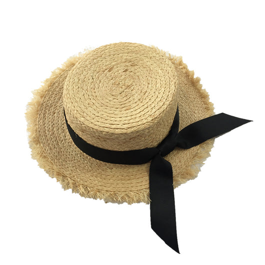 Sombrero Panamá de Rafia para Mujer - Ala Ancha con Protección UV y Lazo - Image 10
