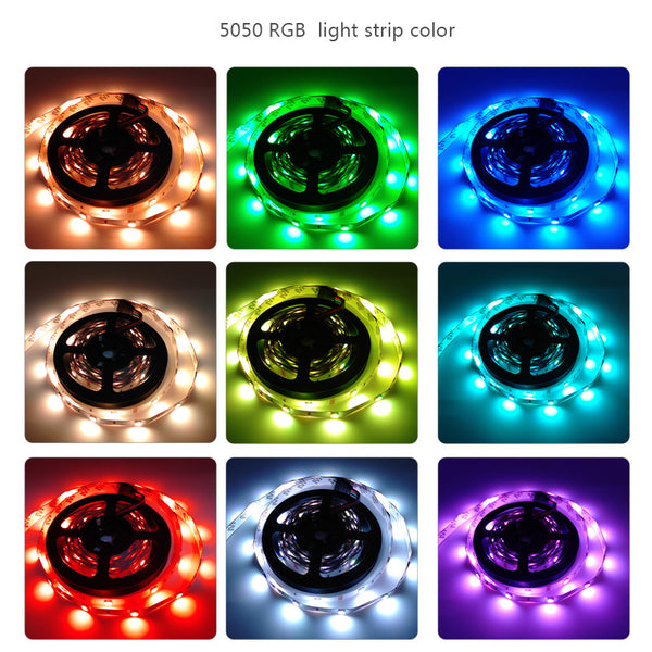 Barra de Luz LED RGB Inteligente 10M con Control por App - 24 Teclas