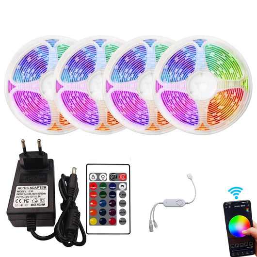 Barra de Luz LED RGB Inteligente 10M con Control por App - 24 Teclas - Image 4