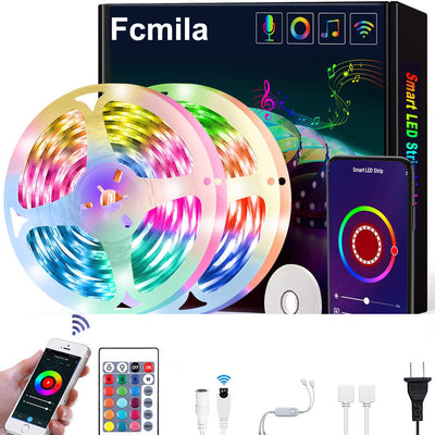 Barra de Luz LED RGB Inteligente 10M con Control por App - 24 Teclas - Image 5
