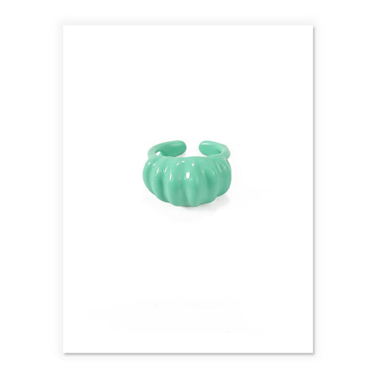 Anillo de Goteo de Aceite Artesanal - Joya de Diseño Exagerado Dongdaemun - Image 8