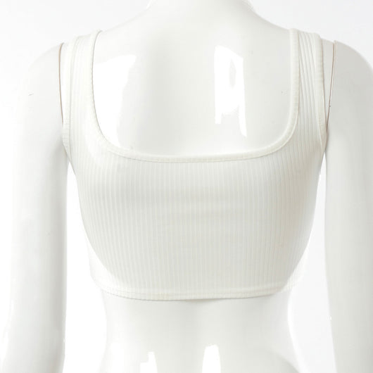 Blusa Halter sin Mangas con Detalle Hueco en la Cintura - Image 13