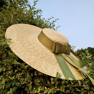 Sombrero de Paja Oversized 15CM para Mujer - Protección Solar Playa con Ala Ancha - Image 5