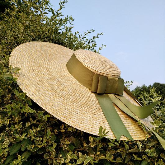 Sombrero de Paja Oversized 15CM para Mujer - Protección Solar Playa con Ala Ancha - Image 5