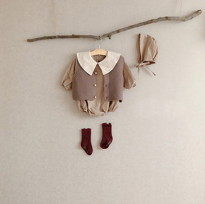 Chaleco Cardigan de Punto Liso Unisex - Image 12