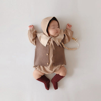 Chaleco Cardigan de Punto Liso Unisex - Image 4