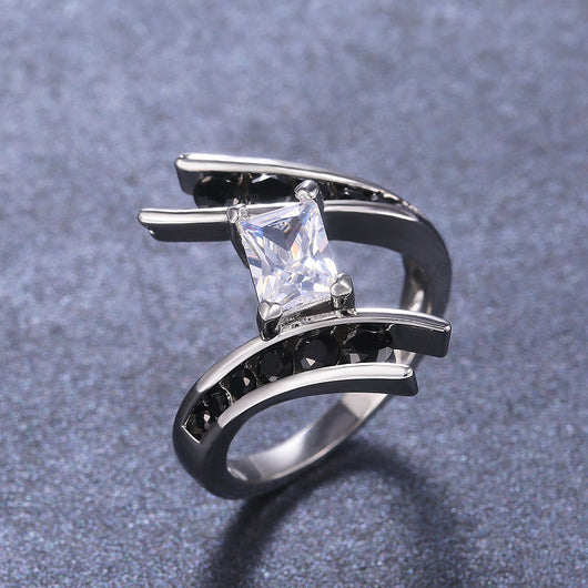 Anillo de Fiesta para Mujer con Circonitas Incrustadas - Diseño Personalidad Creativa - Image 9