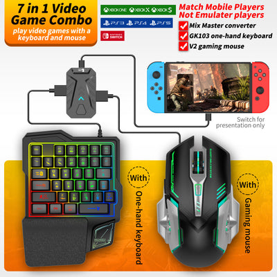Convertidor de Teclado y Ratón para PS4