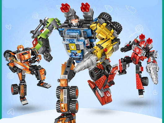 Bloques de Construcción Robot Mecha Transformable - Puzzle Armable para Niños - Image 2